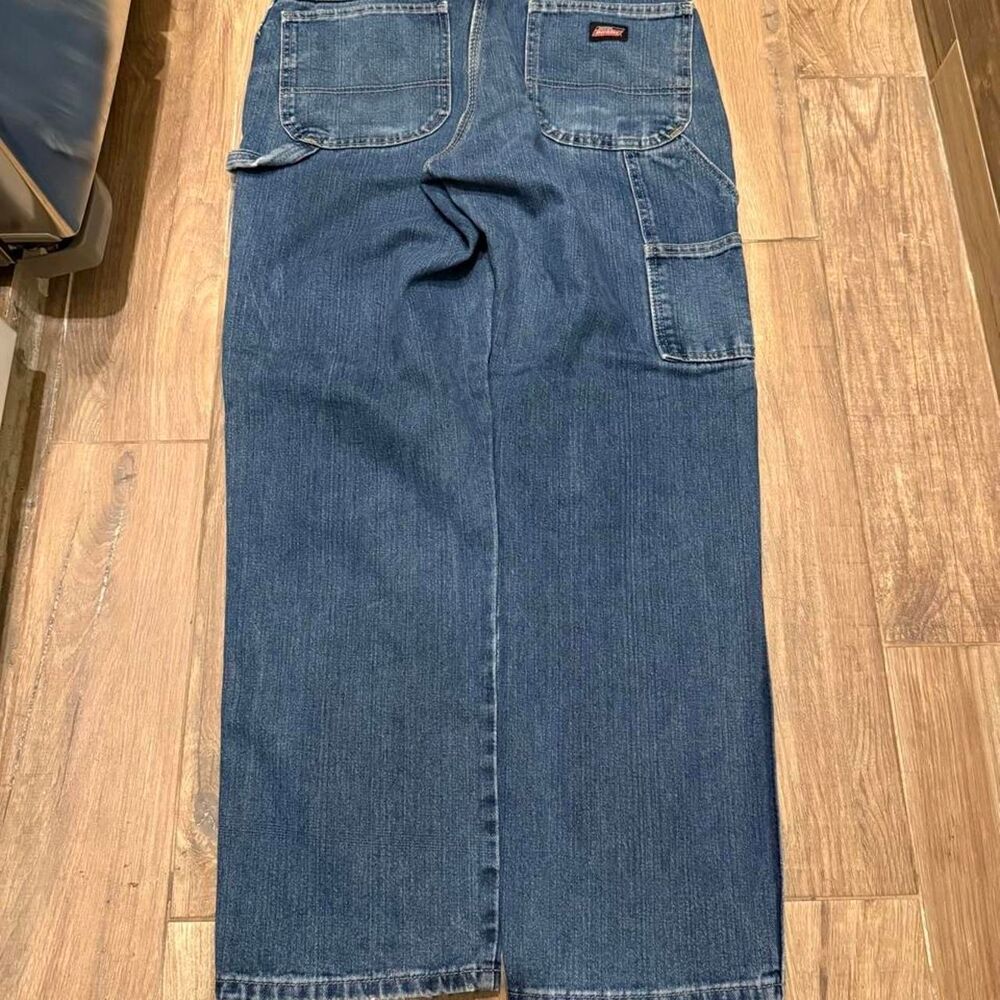 Dickies Men's Blue and Navy Jeans